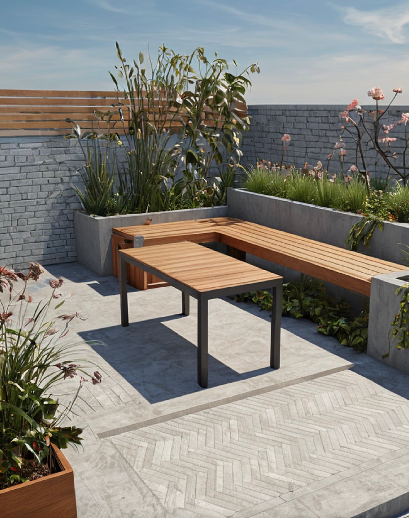 A considered gravel garden with Japanese-influenced planting